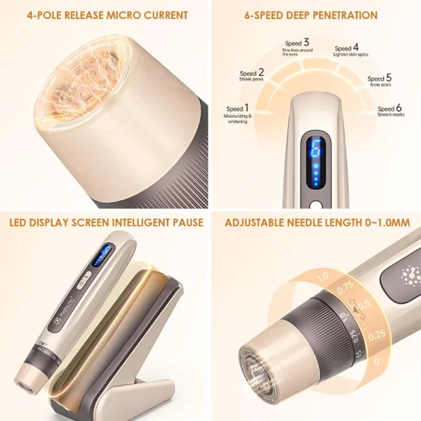 hydra. pen h5 microneedling pen feature