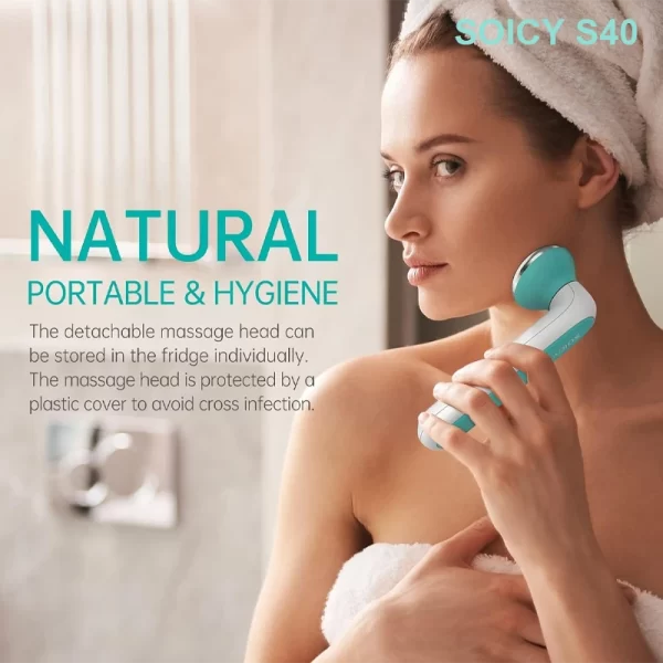 SOICY S40 Metal Ice Roller for Face, eye, body