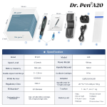 Dr. Pen A20 Advanced Microneedling Pen Informations