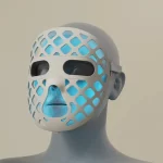 Peachaboo Pro Glo Silicone Blue LED-Lichttherapie-Maske