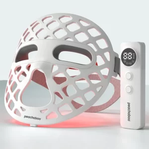 Peachaboo Glo Aurora Silikon LED Lichttherapie Maske (mit NIR)