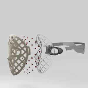 Peachaboo Pro Glo Silicone LED-Maske, LED-Lichttherapie-Maske