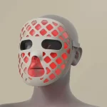 Peachaboo Pro Glo Silicone Red LED-Lichttherapie-Maske