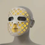 Peachaboo Pro Glo Silicone Yellow LED-Lichttherapie-Maske