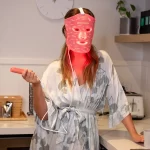 Peachaboo Glo Aurora Silicone LED-Lichttherapie-Maske mit NIR